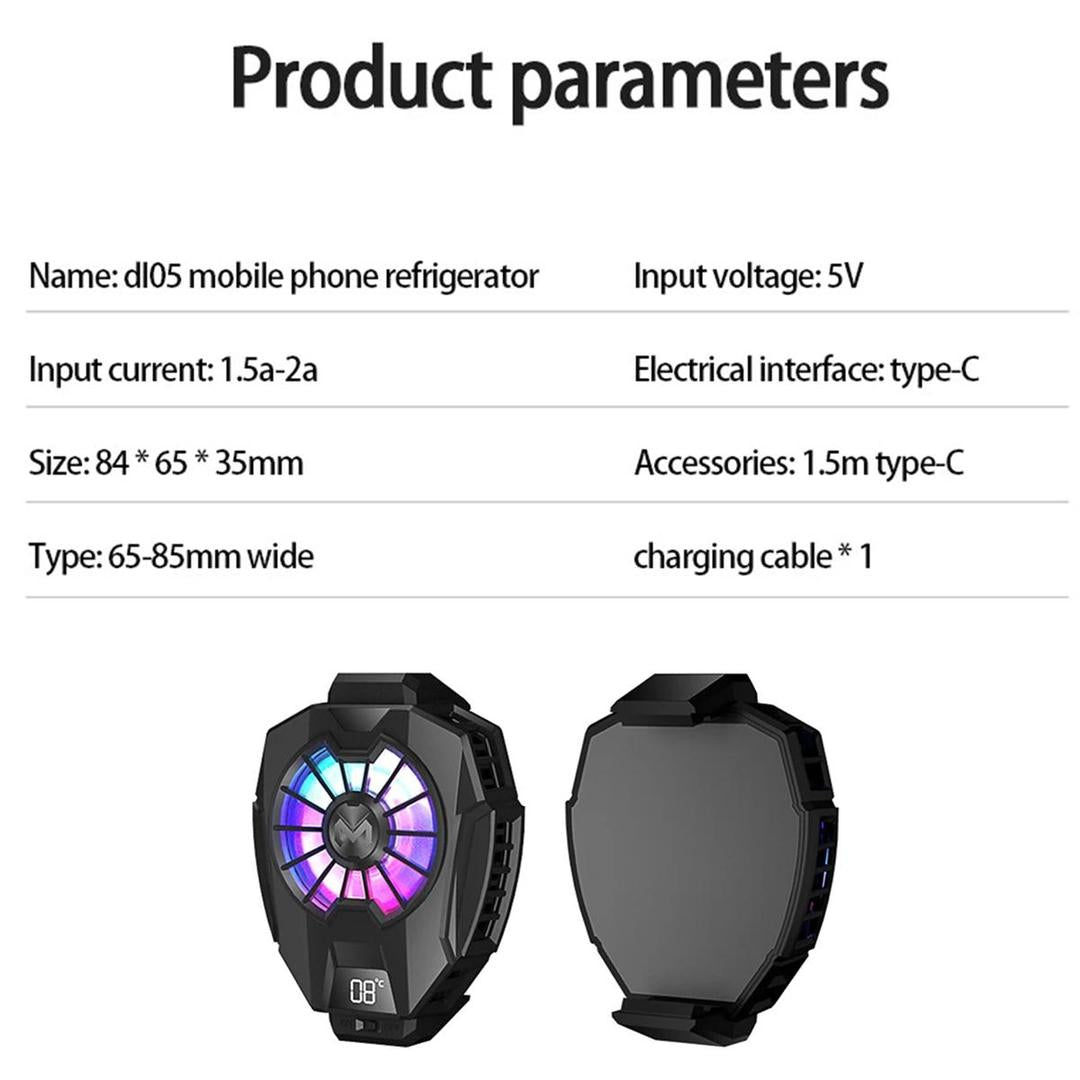 Product parameters of a mobile phone refrigerator with specifications and images of the device.