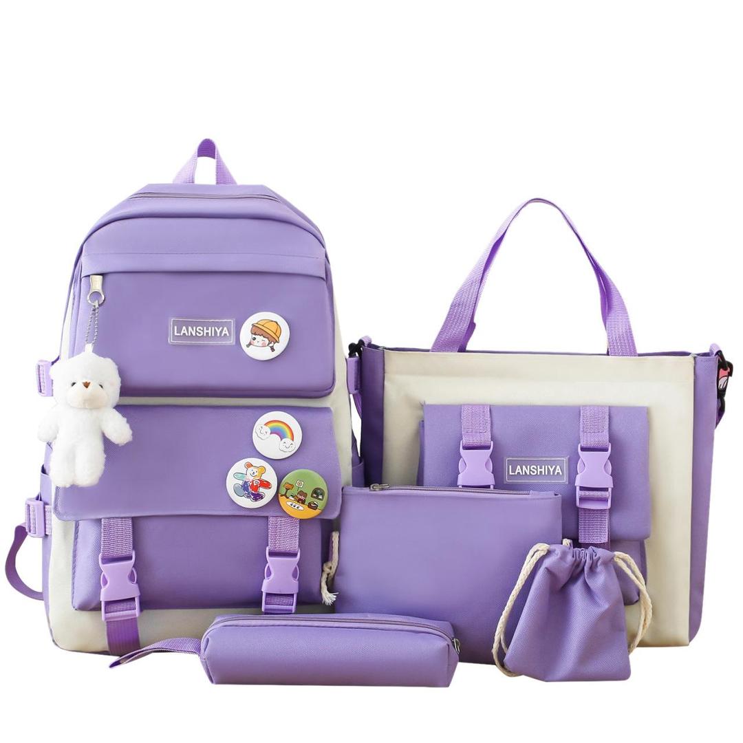 Girl's Backpack Set