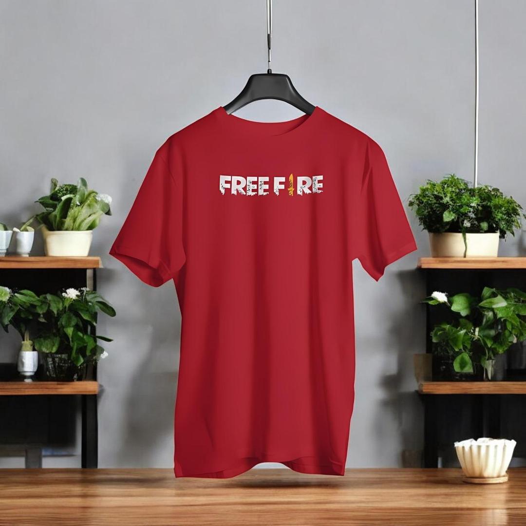 Men's Cotton Jersey Printed Round Neck T-Shirt