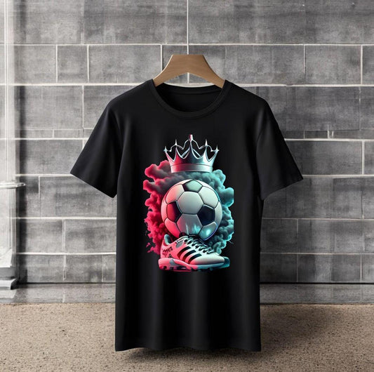 Men's Black Graphic Sublimation Jersey T-Shirt