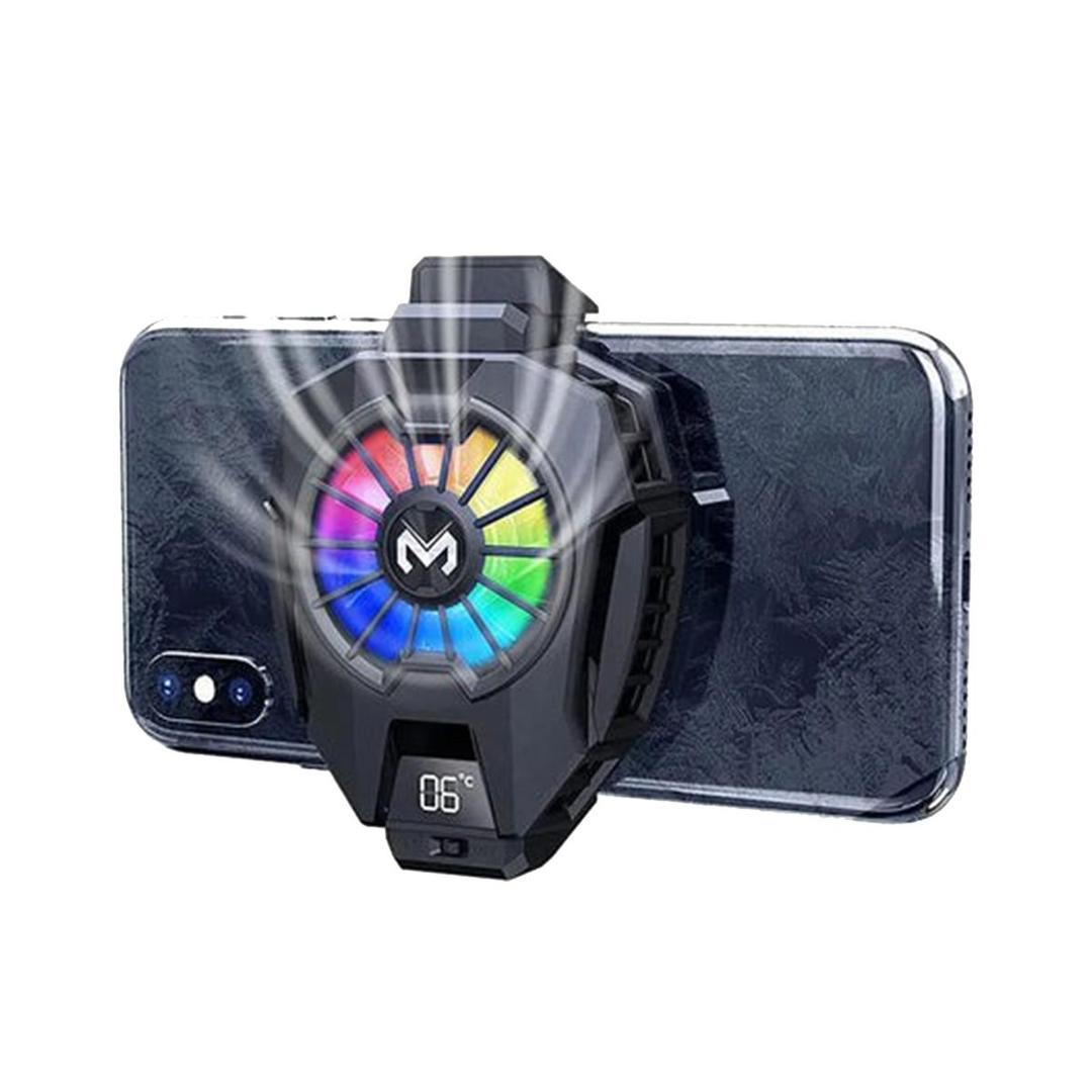 Phone cooler with RGB lighting. log lasting battery life. 