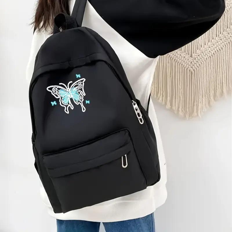 Girl's Butterfly Printed Multipurpose Bag