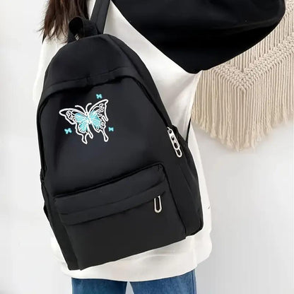 Girl's Butterfly Printed Multipurpose Bag