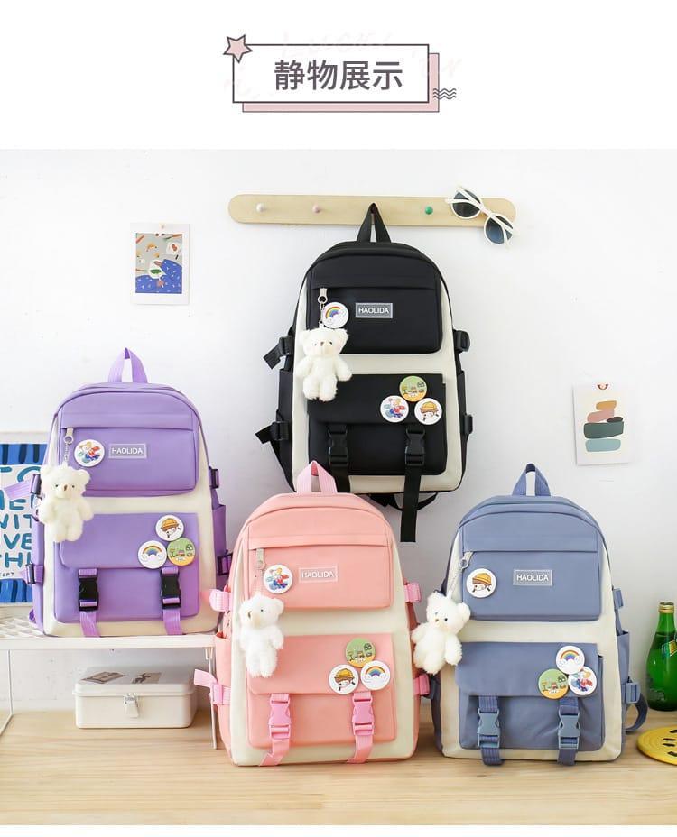 Girl's Backpack Set