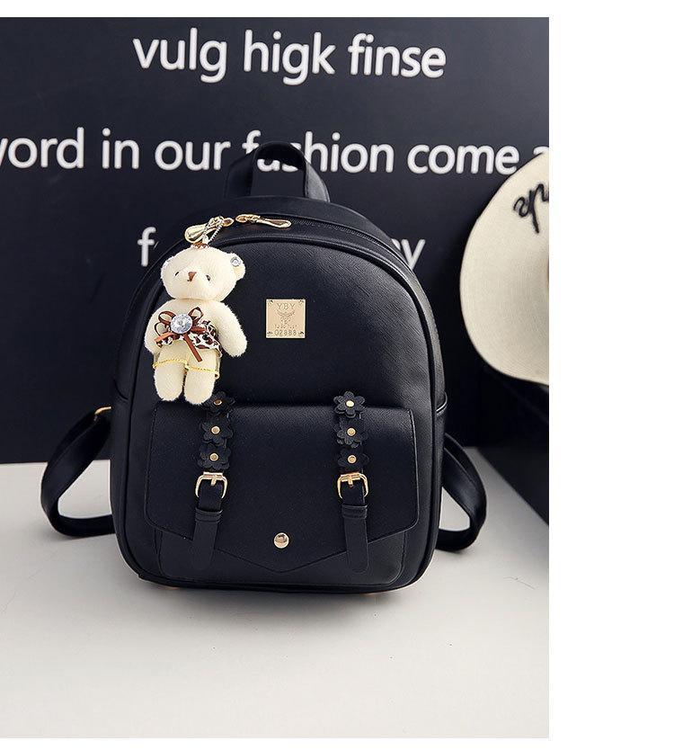 Girl's Leather Backpack