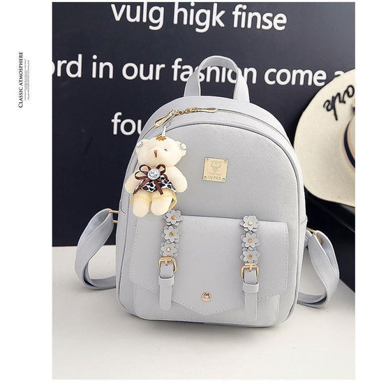 Girl's Leather Backpack