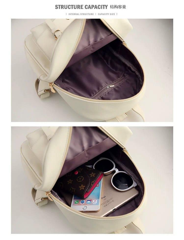 Girl's Leather Backpack