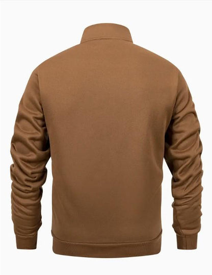 Men's Fleece Plain Zipper Track Suit