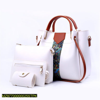 4 Pcs Women's Royal PU Leather Shoulder Bag